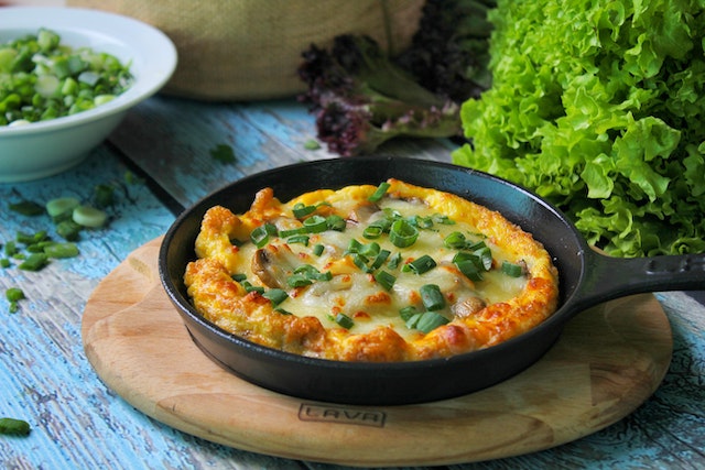 Cheesy Mushroom Frittata