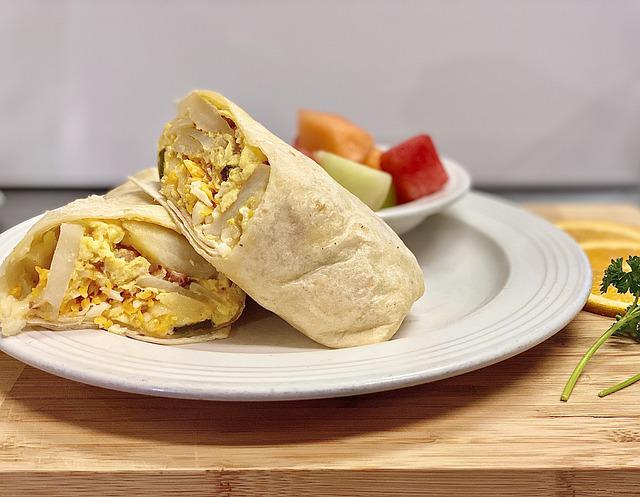 Egg burrito